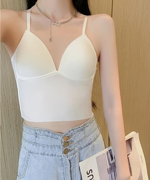 mi様♡専用 c.u.l キャミソール バックオープン カップ付き 背中見せ