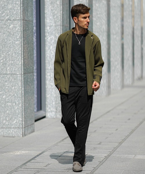 SOMEDIFF（サムディフ） スラックス 「SOMEDIFF」センタープレス