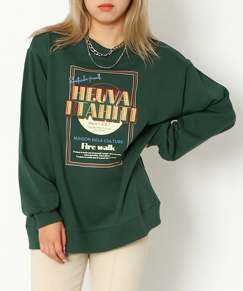 tシャツ テキストエンブロ裏毛プルオーバー レディース tシャツ 裏毛1979プルオーバー レディース : ZOZOTOWN Yahoo