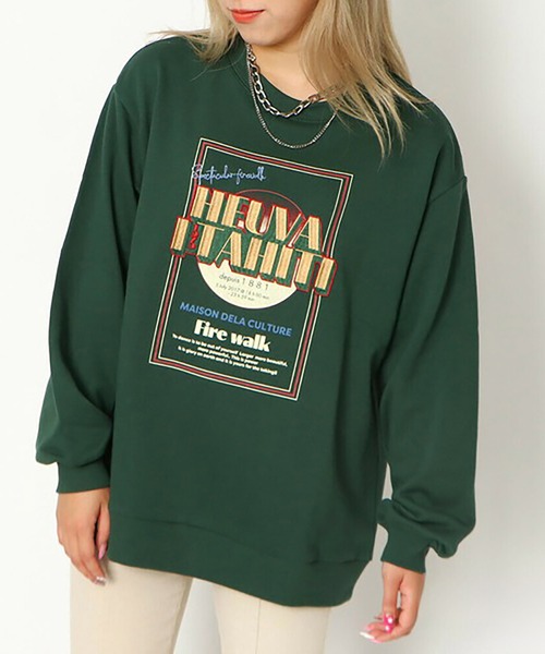tシャツ テキストエンブロ裏毛プルオーバー レディース tシャツ 裏毛1979プルオーバー レディース : ZOZOTOWN Yahoo