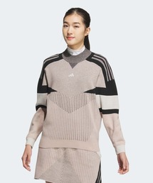 adidas ニット セーター アーカイブグラフィック モックネック