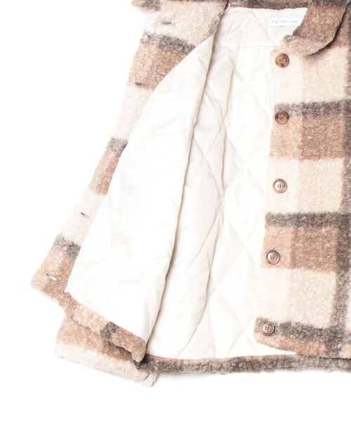 off-white チェックブルゾン　マホト着用 ムラサキスポーツ（MURASAKI SPORTS） ブルゾン アウター RIKKA FEMME