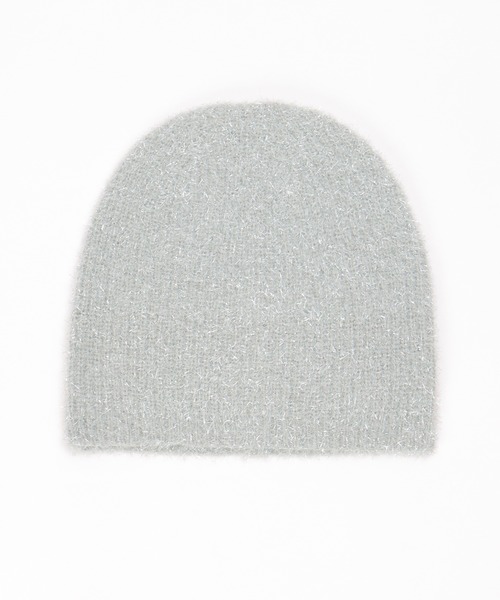 notch. ニット帽 ニットキャップ ラメニットビーニー レディース