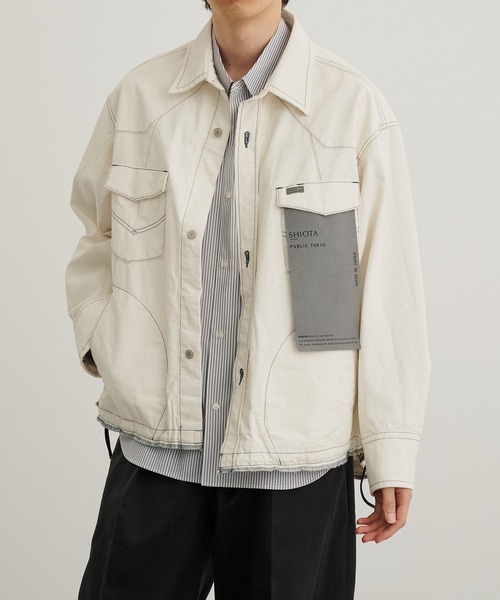 ブルゾン アウター SHIOTA BASIC ウエスタンブルゾン メンズ | PUBLIC TOKYO | 03