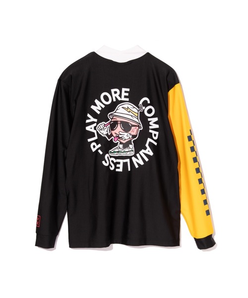DEVEREUX GOLF tシャツ ピーチーマンモックネックロングスリーブ