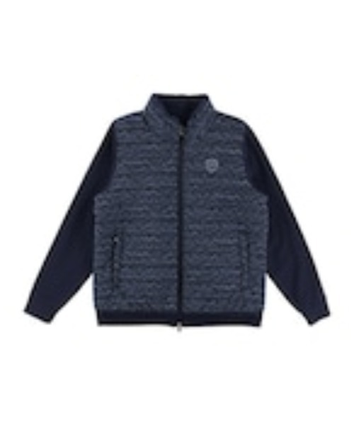ZOY ブルゾン　ネイビー ZOY（ゾーイ） ブルゾン アウター WOMENS レイヤーロゴプリント