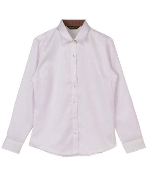 フォーマル ブラウス シャツ 超形態安定ノーアイロン ワイド 長袖ビジネスワイシャツ レディース | BRICK HOUSE by TOKYO SHIRT