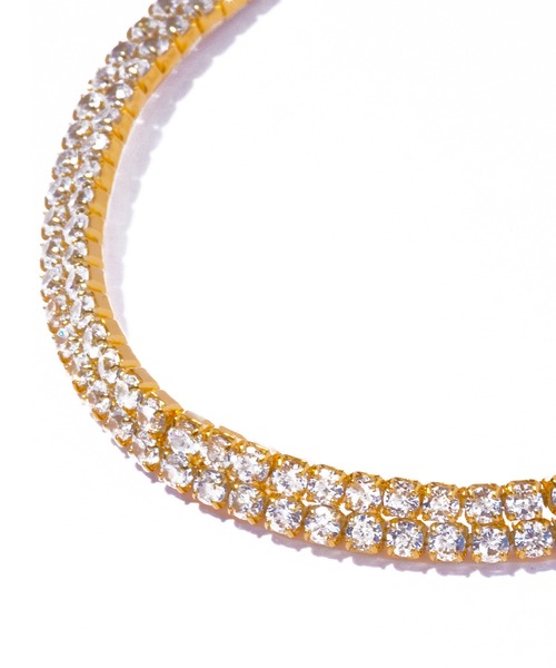 les bon bon ゴールド ブレスレット SETUP7｜les bon bon/2 tone bracelet 10金 10K K10