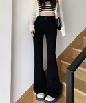 ジーンズ デニム デニムパンツ ハイウエスフレ...の詳細画像3