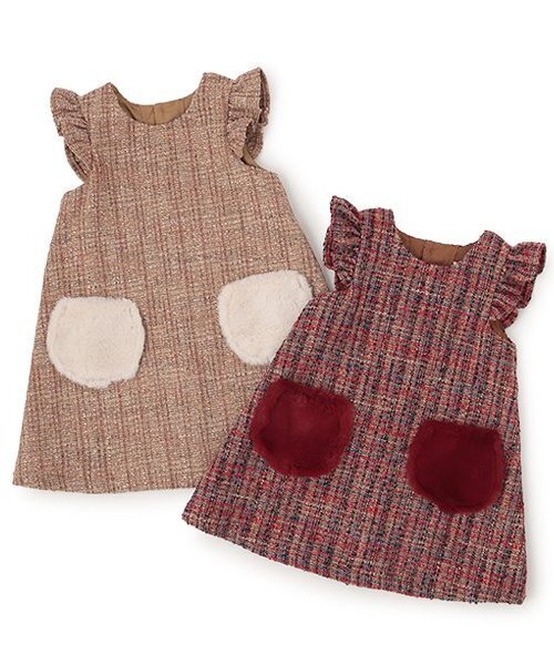 sense of wonder ジャンパースカート ラメツイードジャンパースカート