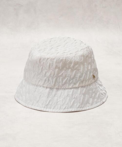 LANVIN en Bleu 帽子 ハット ウェーブハートジャガードバケット