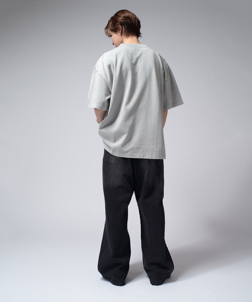 Lui's tシャツ パウダーブリーチBIG Tシャツ メンズ : ZOZOTOWN