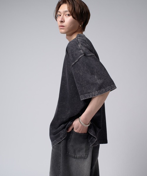 Lui's tシャツ パウダーブリーチBIG Tシャツ メンズ : ZOZOTOWN