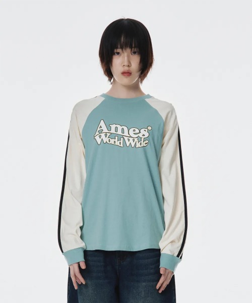 AMESーWORLDWIDE tシャツ A'GEM/9 × .kom 「AMESWORLDWIDE