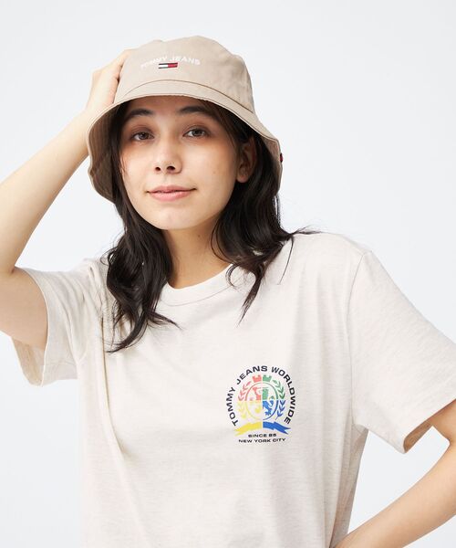 TOMMY JEANS（トミー・ジーンズ） tシャツ レギュラー4カラークレストT