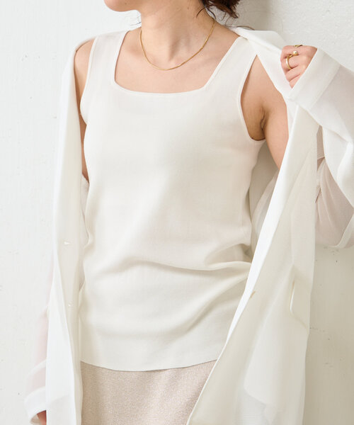 Jena espace merveilleux キャミソール 「シャツのインナーに