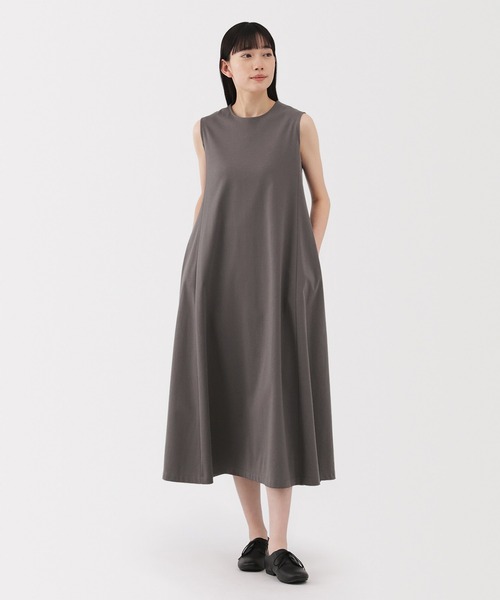 無印良品（MUJI） ワンピース 婦人 涼感UVカットノースリーブ