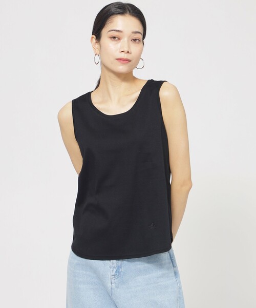 tシャツ 「ウォシャブル」「接触冷感」シルケットコットンタンクトップ レディース