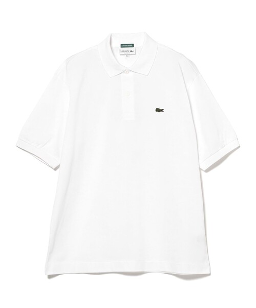 ラコステ 別注 スタンドカラー ポロシャツ 白 5 日本L相当 セール】LACOSTE / ラコステ 別注 ポロシャツ（ポロシャツ