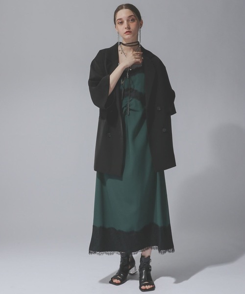 【HARE×Goshow】ガラレースドッキングキャミワンピース CE'E_SE'E(シーシー) / シアードッキングキャミワンピース