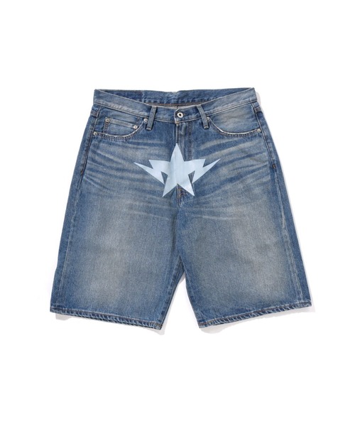 A BATHING APE ジーンズ TWIN STA RELAXED FIT DENIM SHORTS