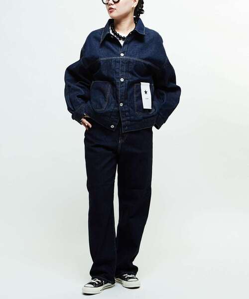 KURO デニムジャケット gジャン 「KURO」DENIM JACKET INDIGO