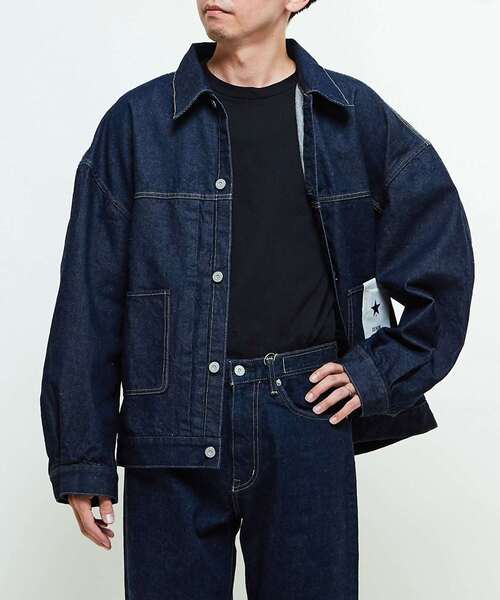 ジャケット・アウター KURO LOOSE DENIM JACKET / INDIGO KURO デニムジャケット gジャン 「KURO」DENIM JACKET INDIGO