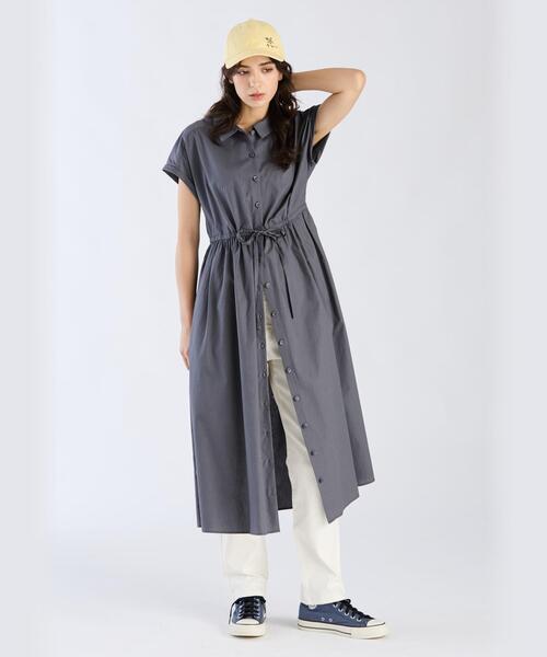 To b. by agnes シャツワンピース コットン レディ ドレス : ZOZOTOWN