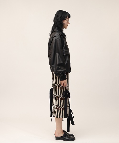 leinwande（ラインヴァンド） ニット セーター Braids Stripe Knitted