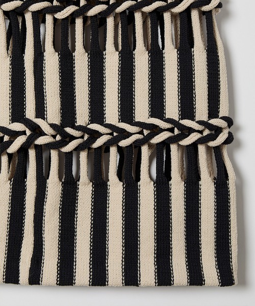 leinwande（ラインヴァンド） ニット セーター Braids Stripe Knitted