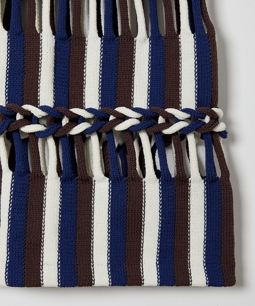 leinwande（ラインヴァンド） ニット セーター Braids Stripe Knitted