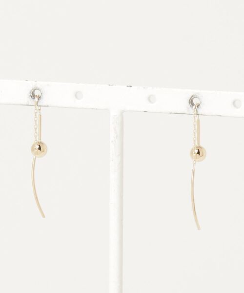 ランキング2025 レディース K10ロングピアス ピアス agete : Yahoo!店 ZOZOTOWN アクセサリー