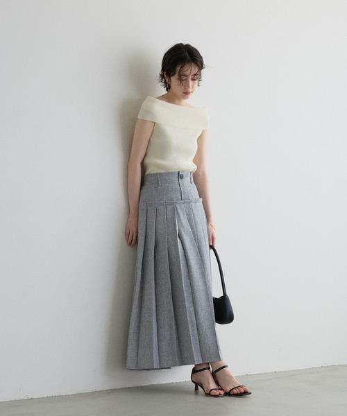 &. NOSTALGIA（ノスタルジア） スカート 「ZOZO限定」ミックスツイード