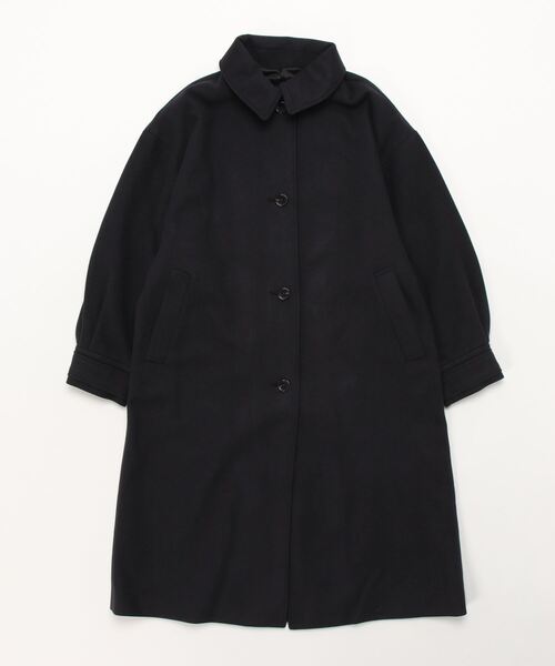 [Heather] пальто с отложным воротником M черный женский 