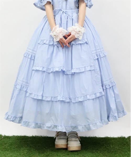 Chalmiere クラシックコットンレーススカート Chalmiere スカート クラシックコットンスカート : ZOZOTOWN