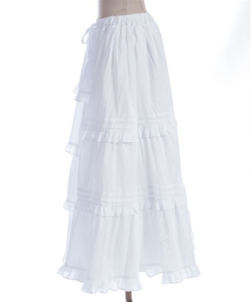 Chalmiere クラシックコットンレーススカート Chalmiere スカート クラシックコットンスカート : ZOZOTOWN