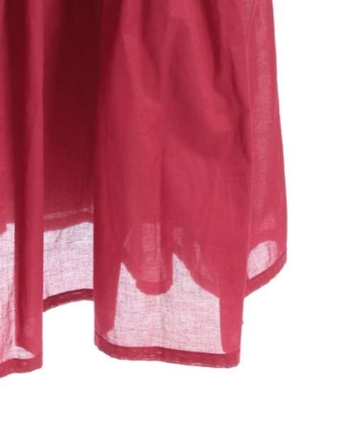 アクシーズ シャルミエール　クラシックコットンスカート　赤 Chalmiere（シャルミエール） スカート クラシックコットンスカート