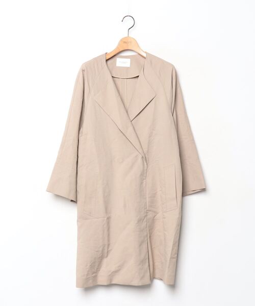 BEAUTY＆YOUTH UNITED ARROWS ノーカラーコート FREE ベージュ