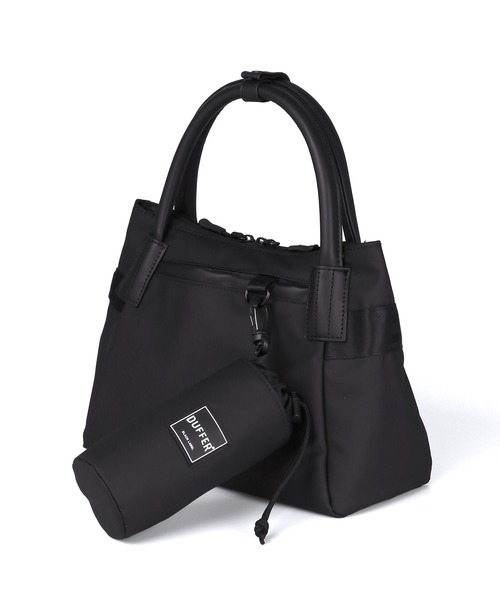 DUFFER 2wayジムバッグ ブラック BLACK LABEL〕2WAY GYM BAG：2ウェイ ジムバッグ（ショルダー