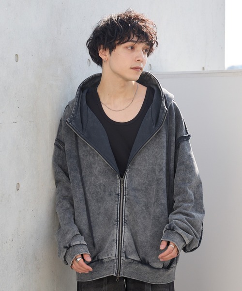 PLAY グレー ジップアップパーカー Spielio 「Spielio」 ジップアップパーカー M グレー メンズ