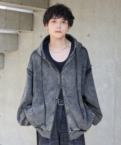 RAID JAPAN グレー パーカー Mサイズ m98626635518_1.jpg?1729475439