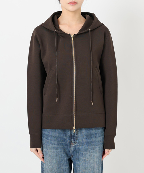Spick and Span ストレッチジップフードパーカー ストレッチジップフードパーカー（パーカー）｜Spick & Span