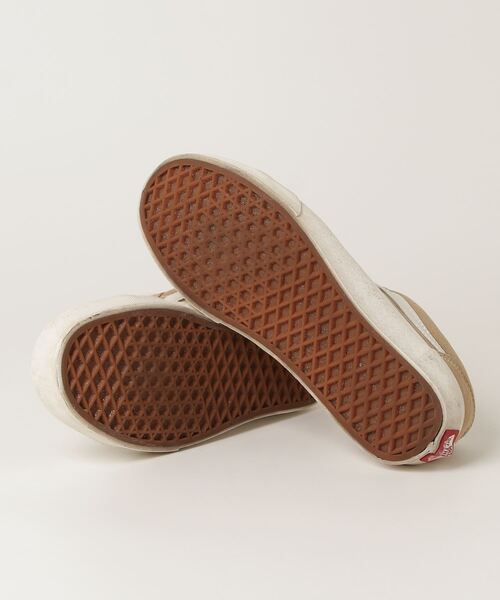 「VANS」 ローカットスニーカー 24.5cm ベージュ レディース