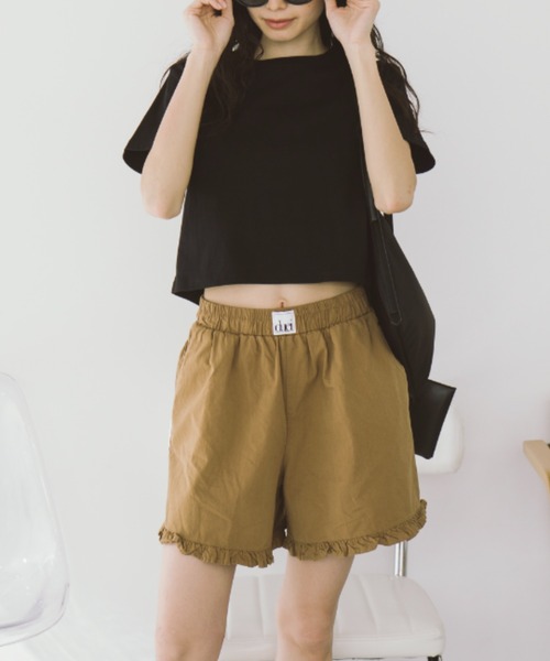 duei パンツ フリルショートパンツ レディース : ZOZOTOWN Yahoo