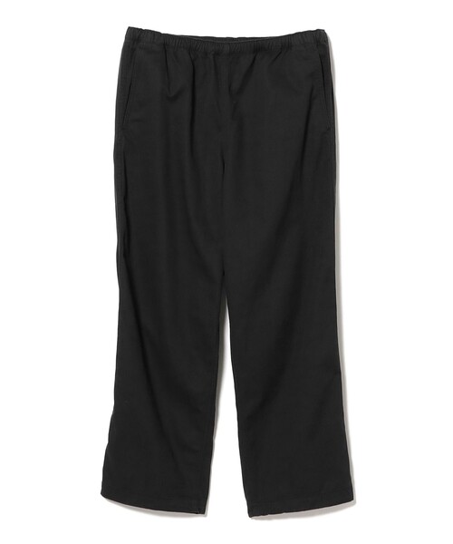 【BLACK】ベーシック ツイル イージーパンツ BEAMS（ビームス） パンツ リラックスフィット ベーシック ツイル