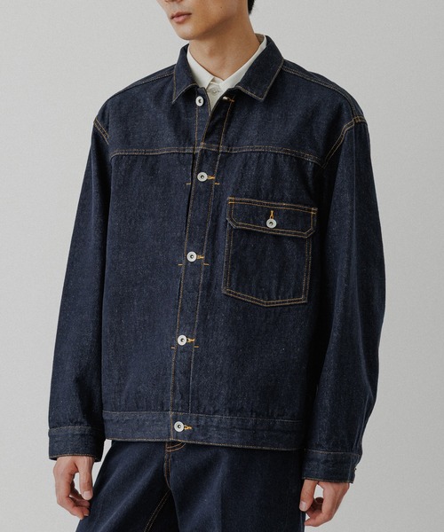 【美品】ADAM ET ROPE' / アダムエロペ トラッカージャケット ADAM ET ROPE' デニムジャケット gジャン デニム トラッカー