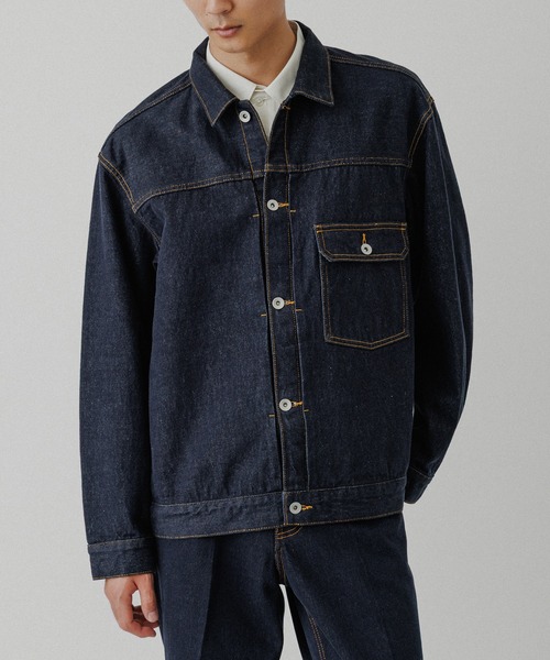 【美品】ADAM ET ROPE' / アダムエロペ トラッカージャケット ADAM ET ROPE' デニムジャケット gジャン デニム トラッカー