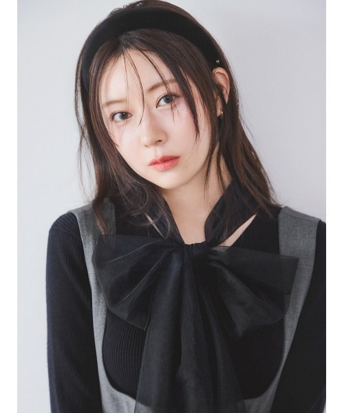 Anna ベロアカチューシャ　cygne シーニュ ANNA SUI（アナスイ）の「刺繍カチューシャ（カチューシャ