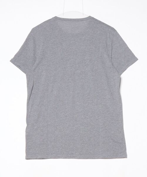 「Hollister」 ワンポイント半袖Tシャツ S グレー メンズ