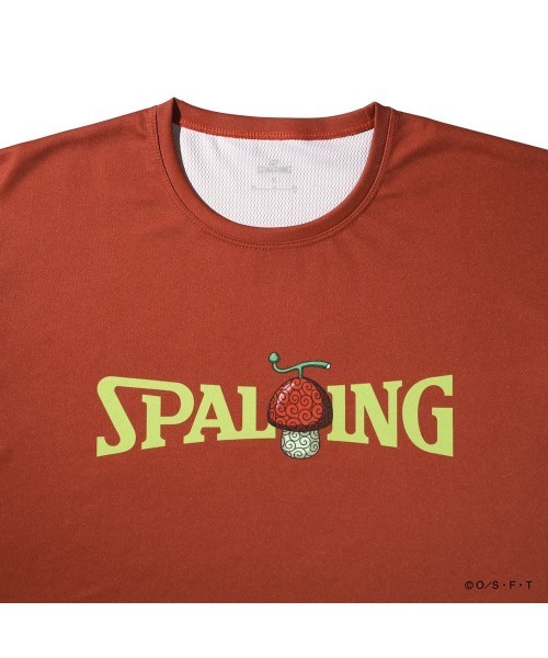SPALDING バスケットボール Tシャツ L オレンジ　ONE PIECE SPALDING バスケットボール Tシャツ L オレンジ ONE PIECE